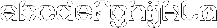 Synthetic Flora-Hollow otf (400) FONT