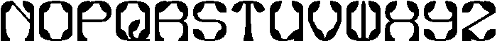 Synthetic Flora otf (400) Font UPPERCASE