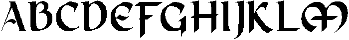 Synthetic Stone Regular otf (400) Font UPPERCASE