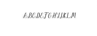 Syantiana.ttf Font UPPERCASE