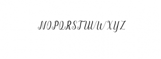 Syantiana.ttf Font UPPERCASE