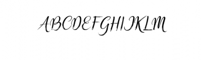 Synthesia Brushscript Font UPPERCASE