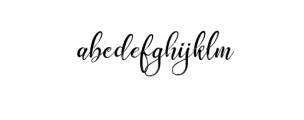 Synthesia Brushscript Font LOWERCASE