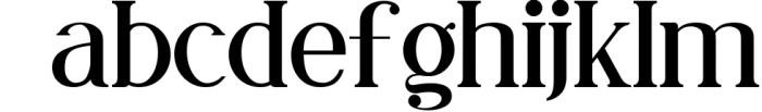 Syailendra - Modern Serif With Tail Font LOWERCASE
