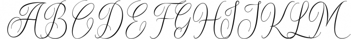 Sydnee Modern Calligraphy Font Font UPPERCASE