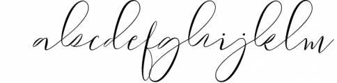Sydnee Modern Calligraphy Font Font LOWERCASE