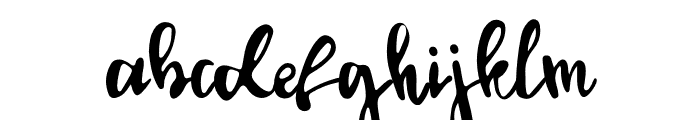 Syahara Font LOWERCASE