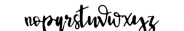 Syahara Font LOWERCASE