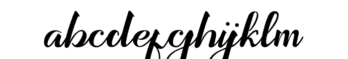 Syakia Font LOWERCASE