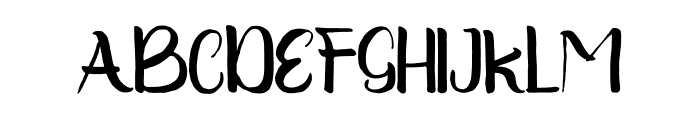 Syantic Font UPPERCASE