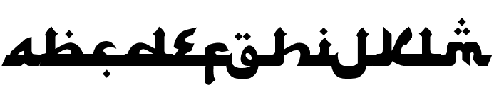Syawal Khidmat Font LOWERCASE
