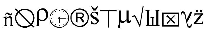 SymbolNerve Font LOWERCASE