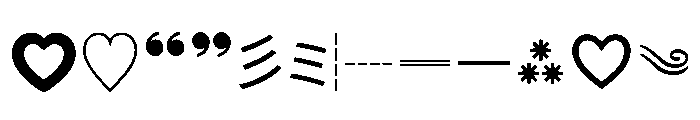 Symbols By Svelocloudy Regular Font UPPERCASE