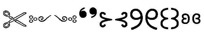 Symbols By Svelocloudy Regular Font LOWERCASE