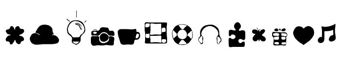 Symbols Font 2 Font UPPERCASE