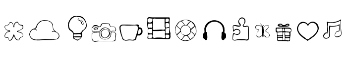 Symbols Font 2 Font LOWERCASE