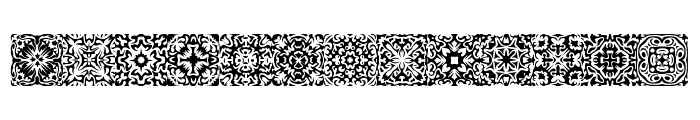 Symmetry BRK Font LOWERCASE
