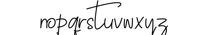 Sympathizing Font LOWERCASE