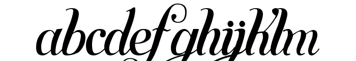 Symphony Script - personal use Font LOWERCASE