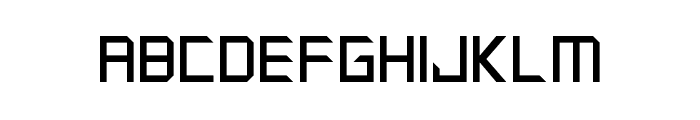 Synthetic Sharps Font UPPERCASE