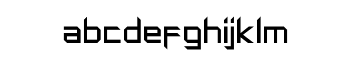 Synthetic Sharps Font LOWERCASE