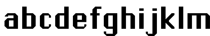 Systematic New J Font LOWERCASE