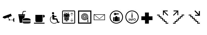 symbol signs FONT