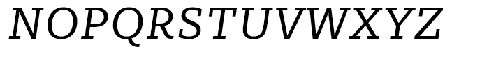 Sybilla Book Italic Font UPPERCASE