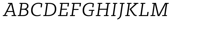 Sybilla Light Italic Font UPPERCASE