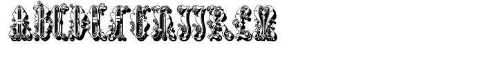Syl Shadow Font UPPERCASE