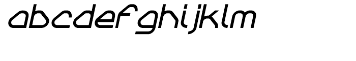 Sylar Extra Bold Italic Font LOWERCASE
