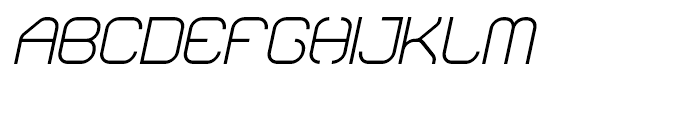 Sylar Regular Italic Font UPPERCASE