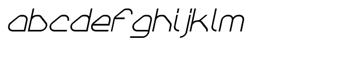 Sylar Regular Italic Font LOWERCASE