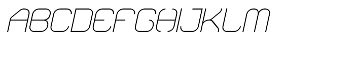 Sylar Thin Italic Font UPPERCASE