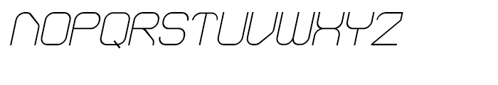 Sylar Thin Italic Font UPPERCASE