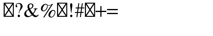 Symbol Medium Font OTHER CHARS