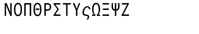 Symbol Monospaced Font UPPERCASE