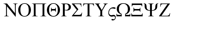 Symbol Regular Font UPPERCASE
