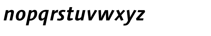 Syntax Next Bold Italic Font LOWERCASE
