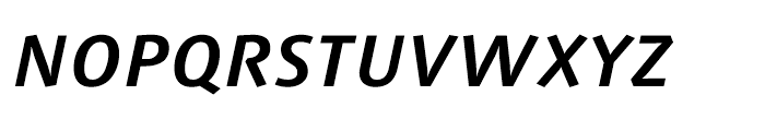 Syntax Next Cyrillic Bold Italic Font UPPERCASE