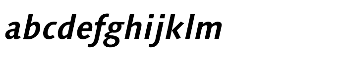 Syntax Next Cyrillic Bold Italic Font LOWERCASE