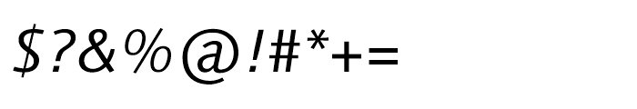 Syntax Next Cyrillic Italic Font OTHER CHARS