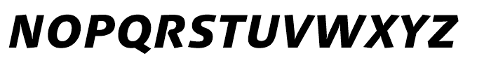 Syntax Next Heavy Italic Font UPPERCASE