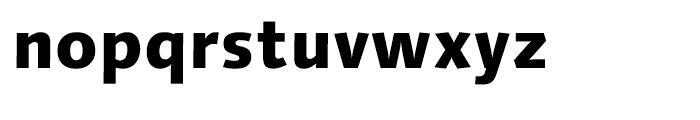 Syntax Next Heavy Font LOWERCASE