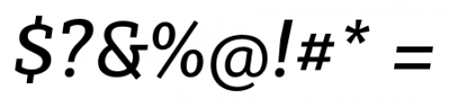 Sybilla Italic Font OTHER CHARS