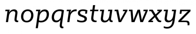 Sybilla Pro Book Italic Font LOWERCASE
