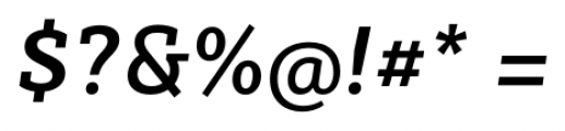 Sybilla Pro Medium Italic Font OTHER CHARS