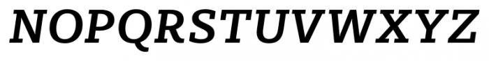 Sybilla Pro Medium Italic Font UPPERCASE