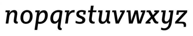 Sybilla Pro Narrow Italic Font LOWERCASE