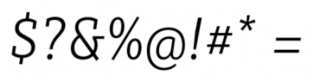 Sybilla Pro Narrow Thin Italic Font OTHER CHARS